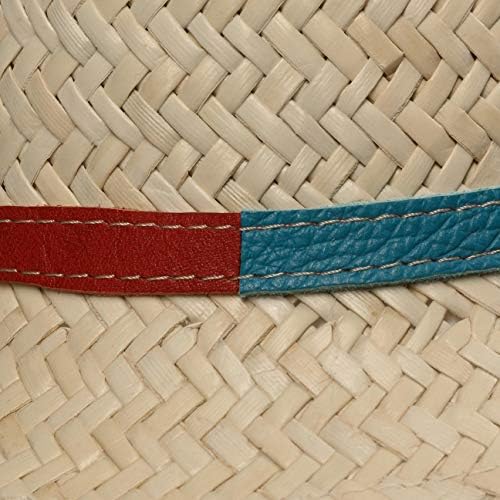 Lipodo Colour Band Kids Straw Hat - Made in Italy