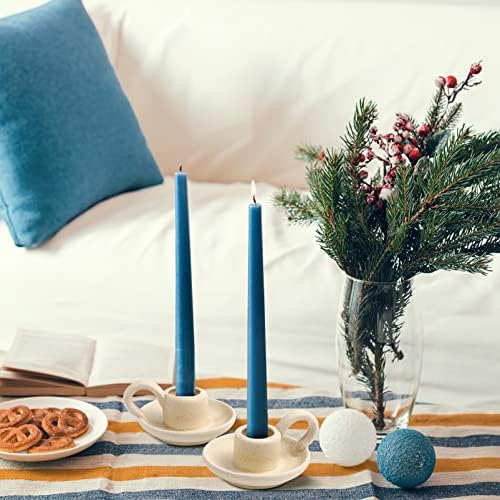 Angoily 2PCS Ceramic Candlestick Holders 1