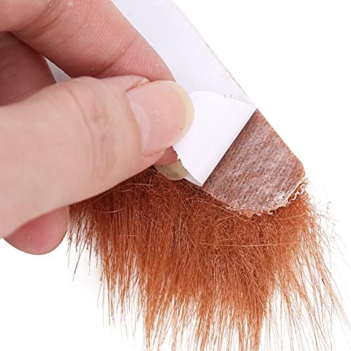 Wnvivi 3pcs Fake Beard Eyebrow Set - Self Adhesive Costume Facial Hair