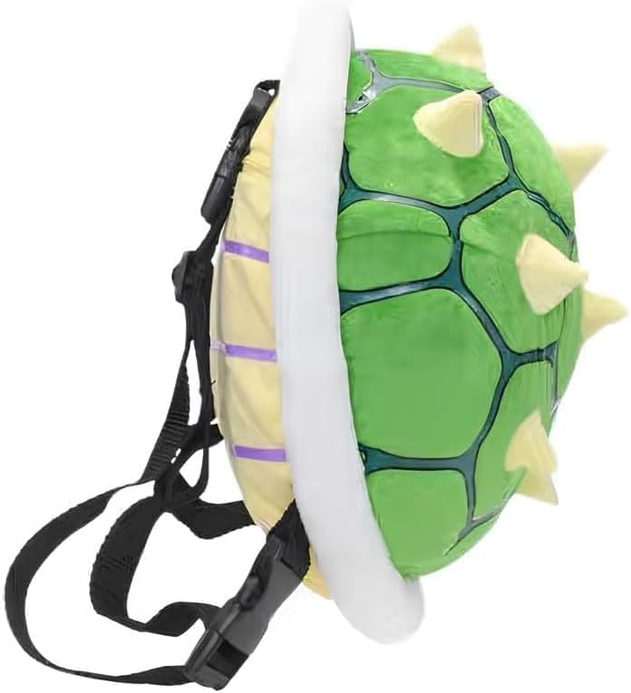 ZHYPFF Green Ultra Yellow Spiked Turtle Shell Backpack 1