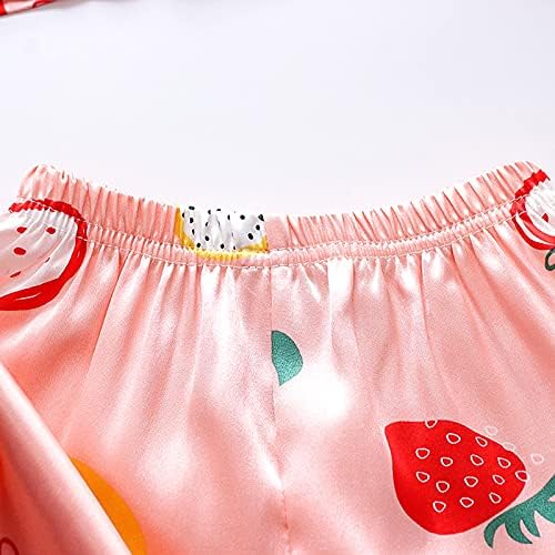 Toddler Strawberry Print 2PCS Sleepwear Set