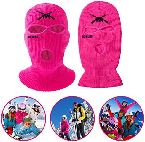 3 Hole Ski Mask Balaclava Winter Thermal for Men Women Blue 1