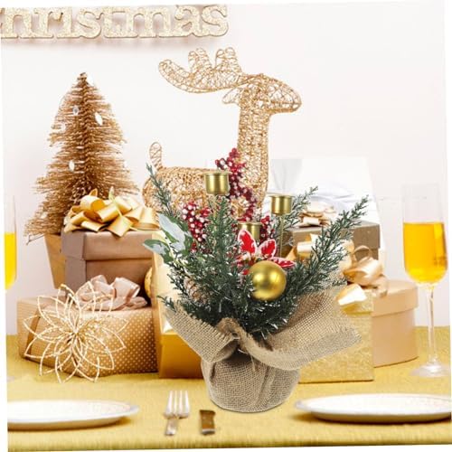 Luxshiny Christmas Fruit Ring Candle Holder