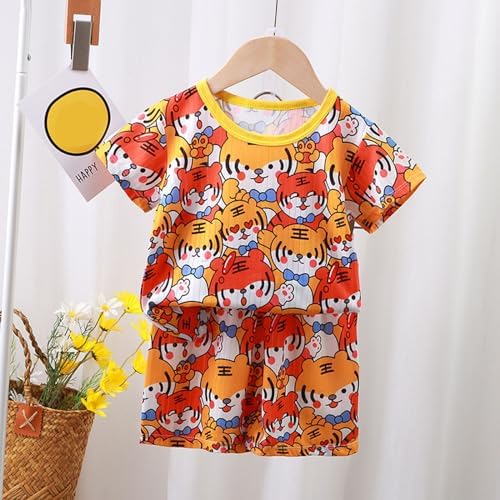 Toddler Summer Sleepwear Set 2pcs Soft Pajamas for Kids