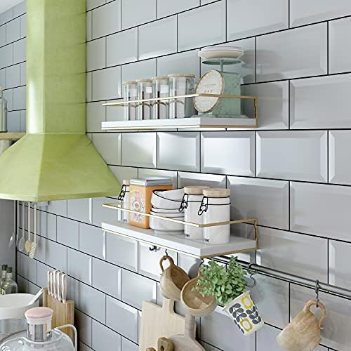 Shario Floating Shelves Set of 2 - White