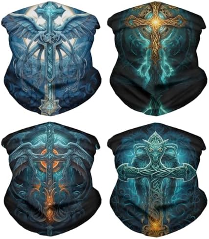 GLUDEAR Galaxy Print Face Bandana Multi-Function Accessory