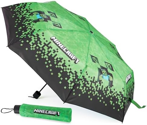 Minecraft Folding Umbrella for Boys Girls