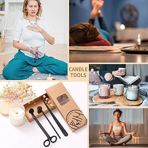 BEDOGO 3 in 1 Candle Accessory Set - Black 1