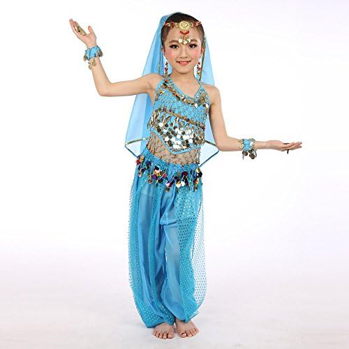 Indian Belly Dance Girls Outfit 2 Piece Set for Kids
