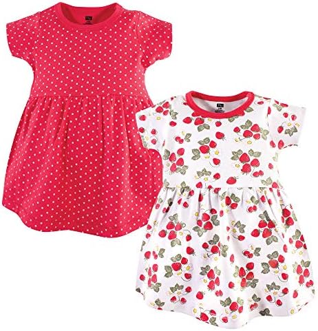 Hudson Baby Girls Cotton Dress Set