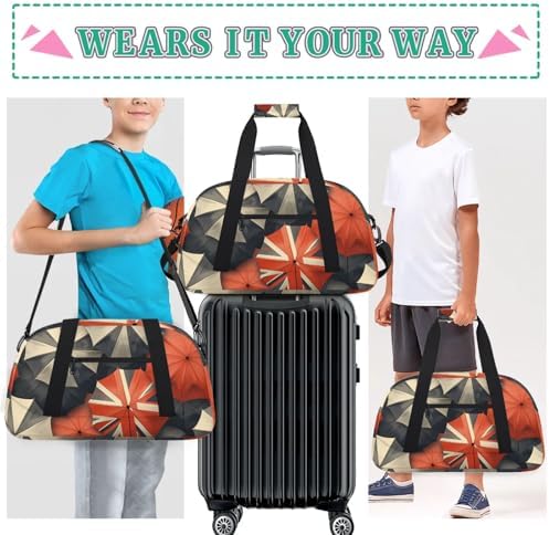 Pixframy Flag Gym Bag for Fitness Travel Sports