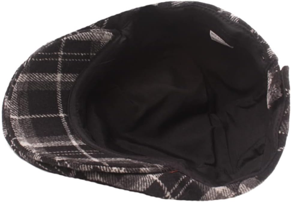 GONGKANGYUAN Plaid Newsboy Hat Adjustable Vintage