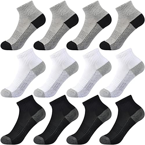 Coziwill Kids Ankle Socks 12 Pairs for All Seasons
