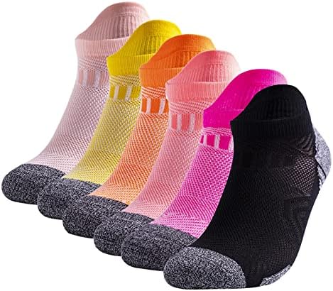 Mens Cushioned Crew Socks - Breathable Comfortable