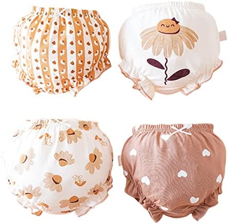 Baby Blombers Ruffle Diaper Cover for Toddler Girls 4Pack