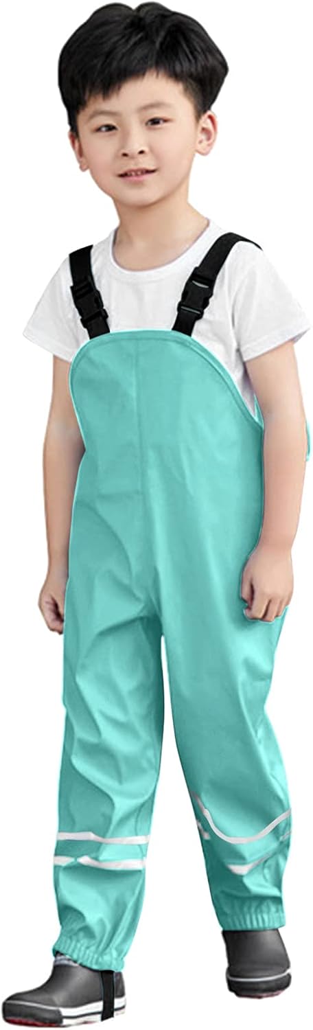 ToddlBy Kids Waterproof Rain Pant Boys Girls