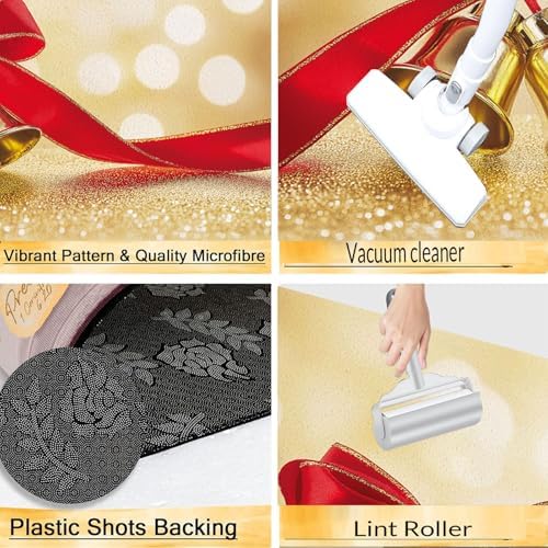 JRZEOCI Kitchen Mat Set 2PCS Waterproof Non-Slip 1