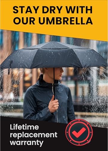 Windproof Travel Umbrella with 10 Bigger Canopy 1