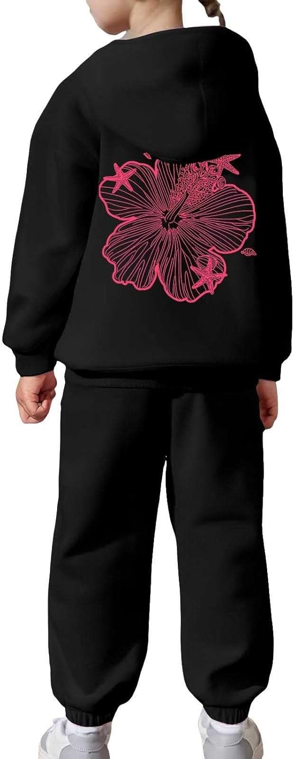Kids Boys Flower Print Outfit Set