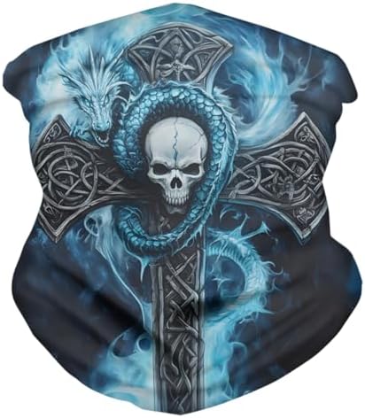DUOLIFU Cool Skull Balaclava Face Mask Bandana