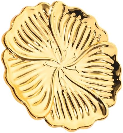 PRETYZOOM Iron Decorative Tray for Candle Teacup Jewelry