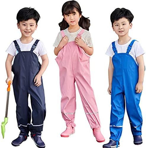 Kids Waterproof Rain Pants for Boys and Girls