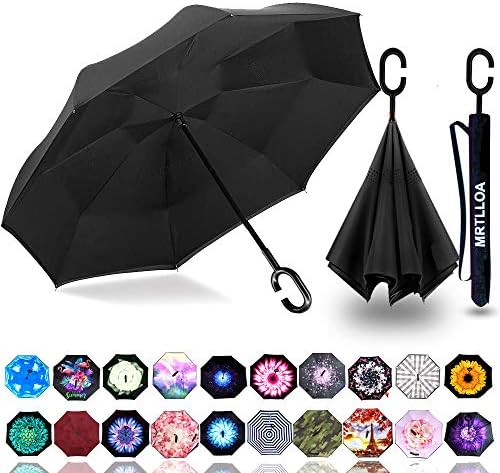 MRTLLOA 49 Inch Double Layer Inverted Umbrella