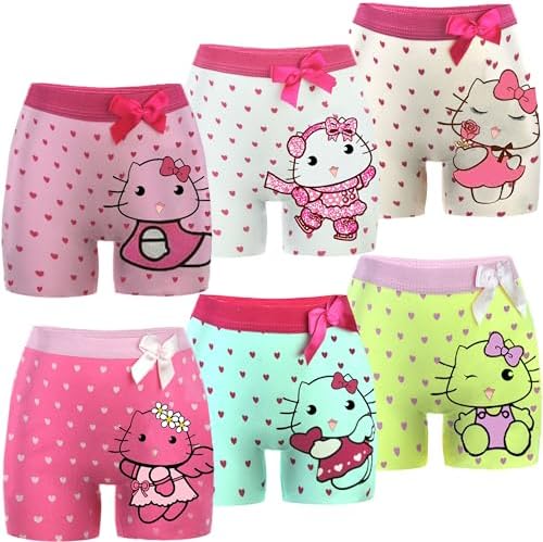 Modern ASIR Little Girls Underwear 6-Pack