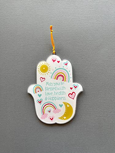 Lea Joelle Hamsa Wall Hanging with Bow