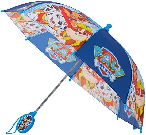 Paw Patrol Character Folding Umbrella for Kids Light Blue
