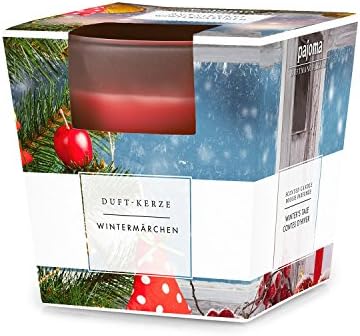 Pajoma Scented Candle Winter Fairy Tale Frosted Glass Jar 120g
