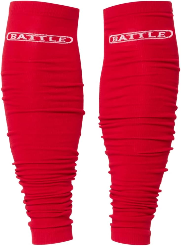 Battle Sports Long Scrunch Football Sock Sleeve for Men Boys