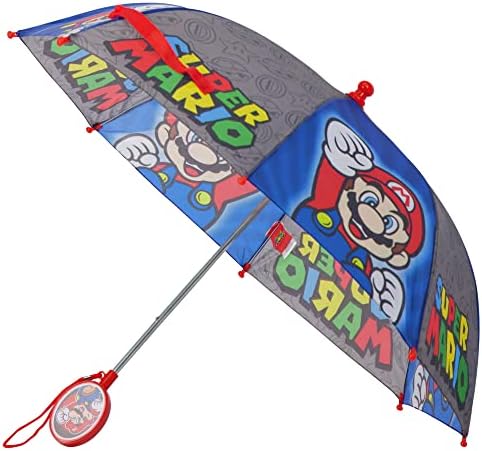 Nintendo Super Mario Kids Umbrella for Ages 3-6