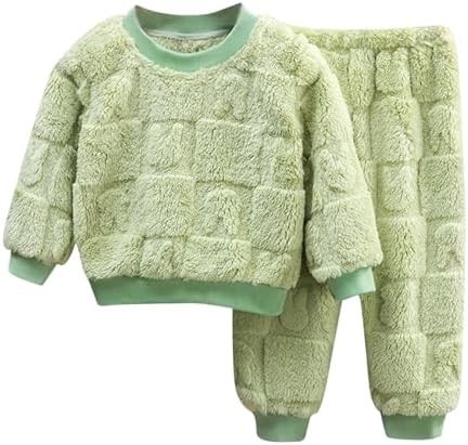 Soft Fuzzy 2-Piece Pajama Set for Kids