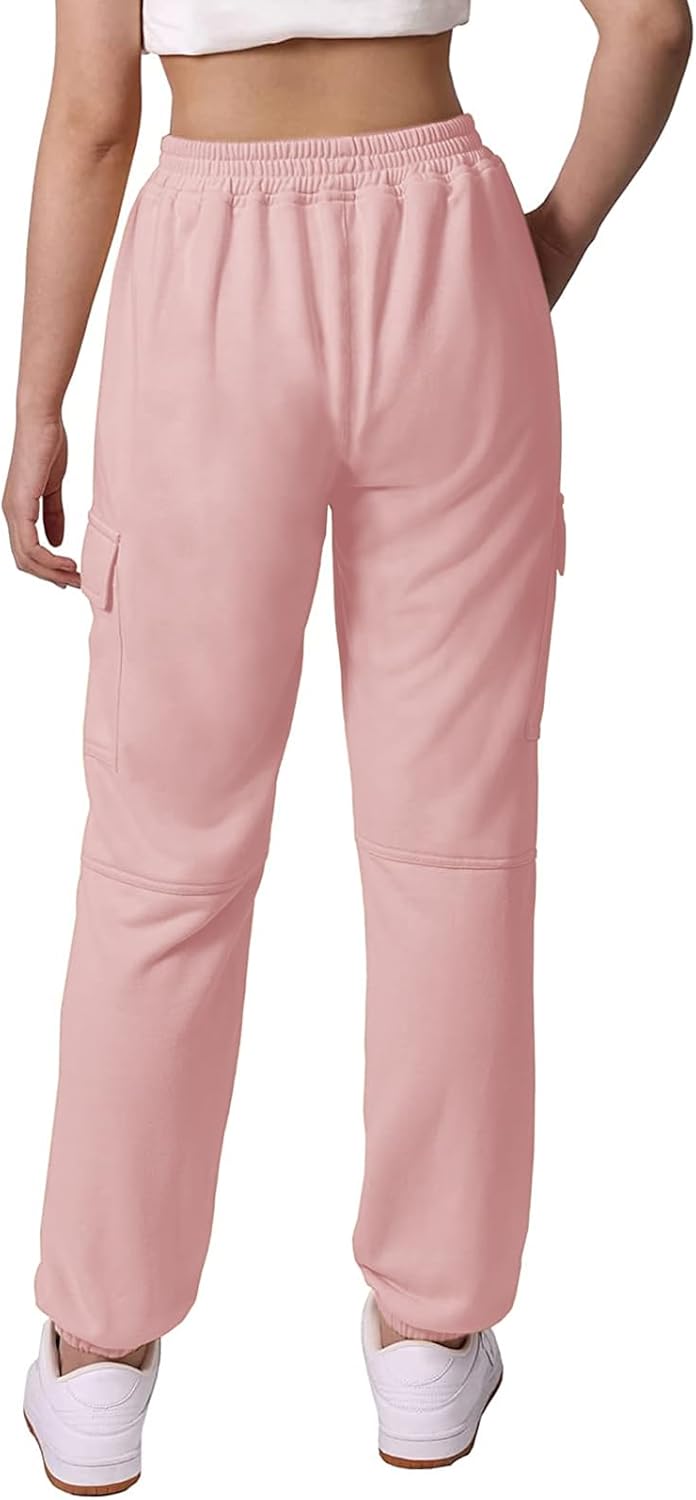 SANGTREE Girls Drawstring Cargo Jogger Pants