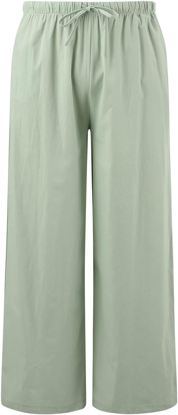 Womens Wide Leg Lounge Sweatpants with Pockets