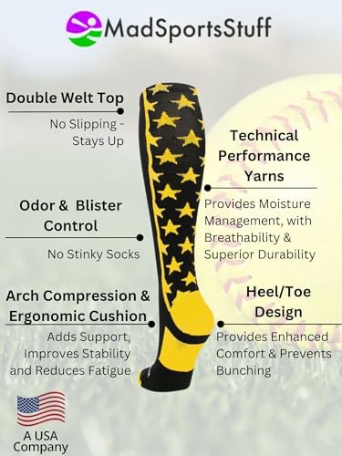 MadSportsStuff All Stars Socks Over The Calf