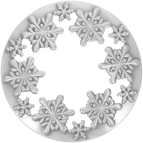 VILLCASE Vintage Snowflake Candle Jar Lid Cover