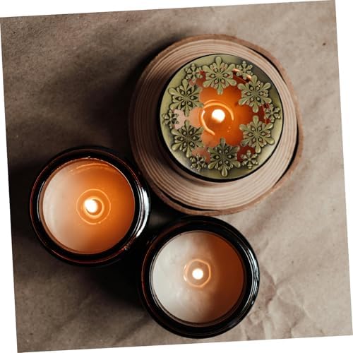 Healeved Chic Hollow Candle Cover Snowflake Design for Jar Candles