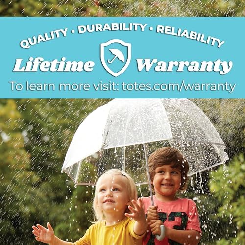 Totes Kids Clear Bubble Umbrella with Dome Canopy 38 Pink 1