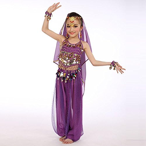 Girls Belly Dance 2 Piece Summer Set with Tutu and Handmade Onesie