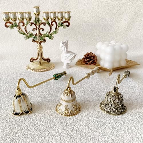 Pasiir Candle Snuffer Decorative Metal Candle Extinguisher Tool