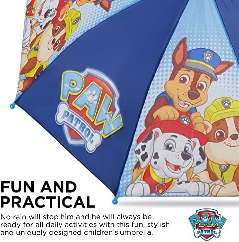 Paw Patrol Character Folding Umbrella for Kids Light Blue