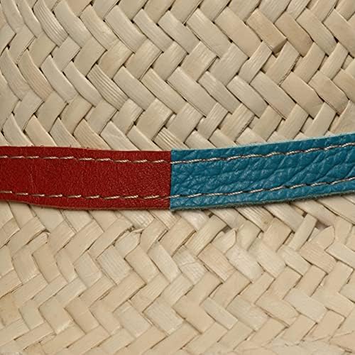 Lipodo Colour Band Kids Straw Hat - Made in Italy