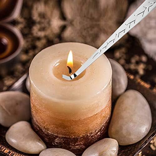 Harapu 3 in 1 Candle Accessory Set - Silver Stainless Steel