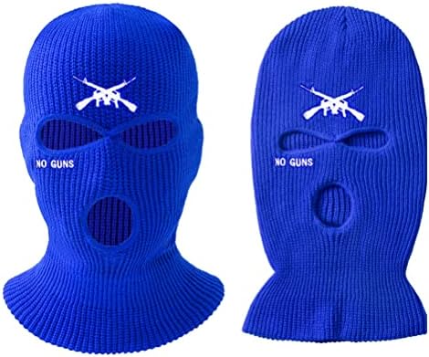 3 Hole Ski Mask Balaclava Winter Thermal for Men Women Blue 1