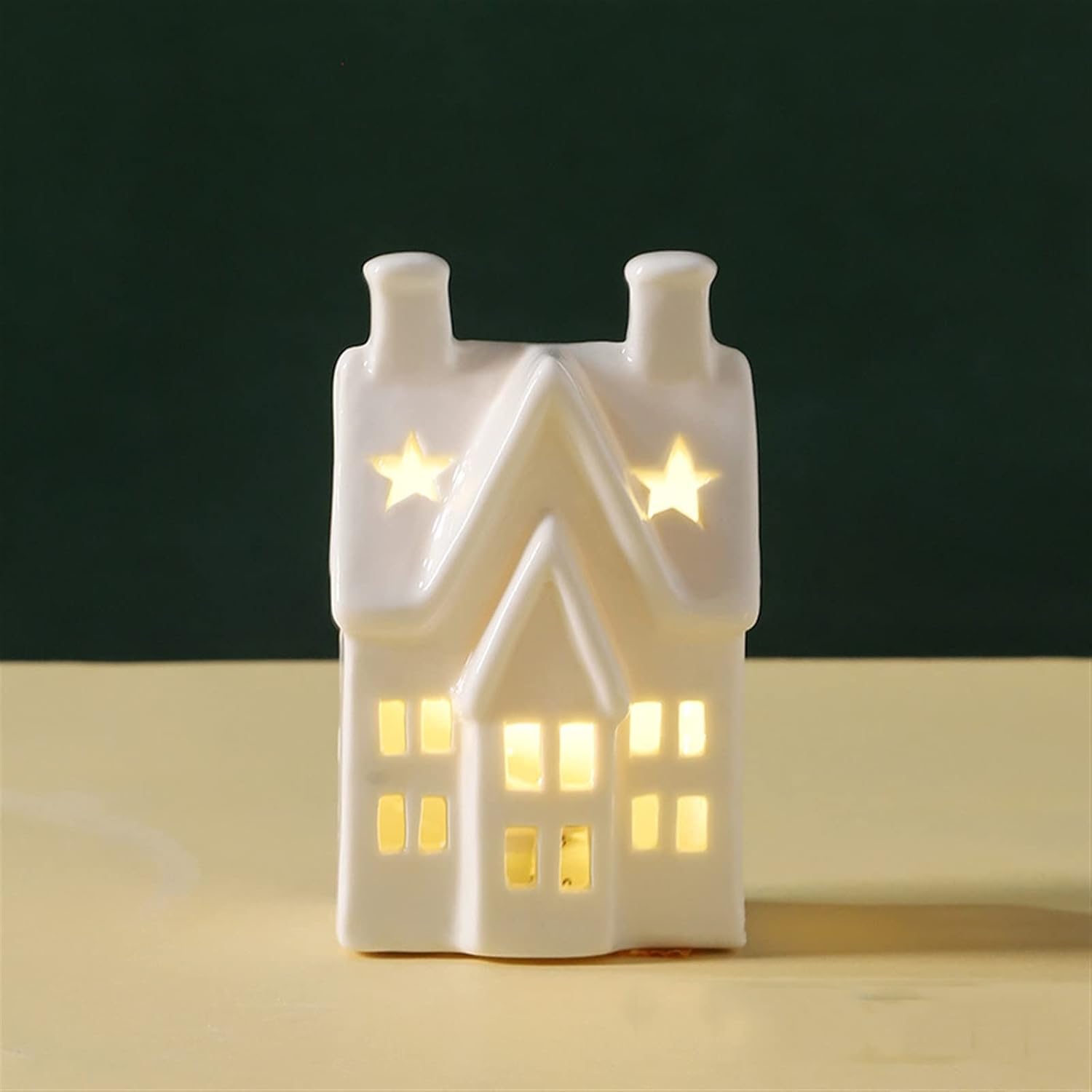 PUGEE Ceramic Candle Holder 1pc Small Gnome Decor
