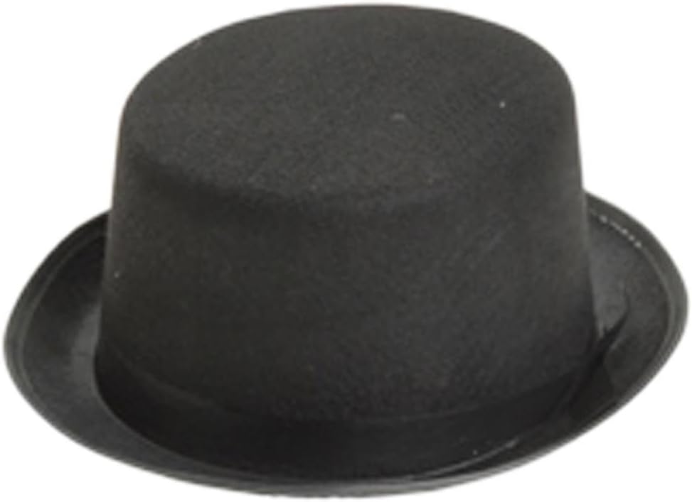 US Toy Black Felt Top Hat for Costume Use