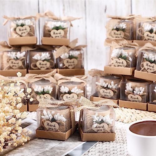 Retisee Wood Candle Holders 24 Sets Wedding Favors 1
