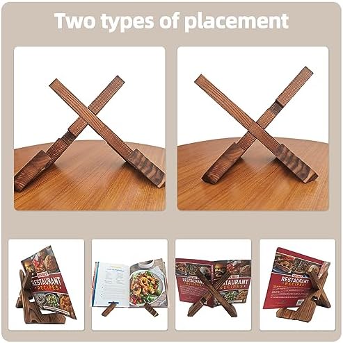 Bivpreom Adjustable Cookbook Stand for Kitchen Counter